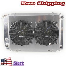 3Row Radiator+Shroud+2*Fan For 1979-1993 1980 1992 Ford Mustang LX GT SVT CC138 picture