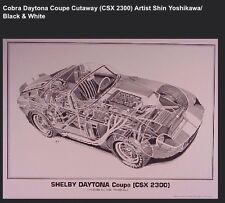 Cobra Daytona Coupe (CSX 2300) CutawayArt: Shin Yoshikawa/ Car Poster picture