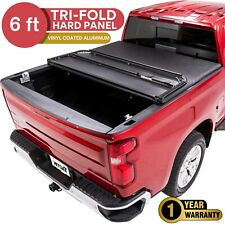 TACTIK 6 ft Tri-Fold Hard Panel Tonneau Cover - Fits Ford Ranger 2019-2024 picture