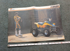 Rare Vintage Suzuki LT250R Quad Racer Dealer Sales Brochure Manual Paper Book picture