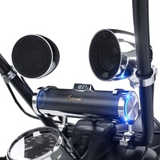 Waterproof Motorcycle Stereo 8 Speakers Audio System Bluetooth 300W Amp FM Radio picture