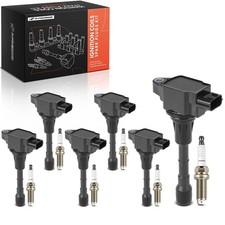 A-Premium 6x Ignition Coil &6x Iridium Spark Plug for Nissan 370Z 09-20 INFINITI picture