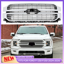 NEW Oxford White Grille Assembly For 2024 2025 Ford F-150 F150 RL34-8200-HASMAS picture