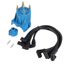 Ignition Tune Up Kit with Distributor Cap and Rotor and Spark Plug Wires Set picture