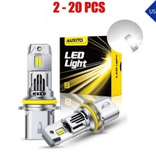 2-20X AUXITO HB5 9007 LED Headlight Bulb Hi Lo Beam Combo 6500K White Canbus M6S picture