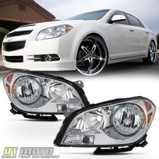 2008-2012 Chevy Malibu Headlights Factory Style Headlamps Replacement Left+Right picture