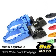 BUZZ Rider Foot Pegs 40mm Extend For BMW F800R 09 10 11 12 13 14 15 16 17 18 picture