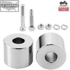 1'' Inch Rise Handlebars Extension For Harley 1-1/4'' Motorcycle Spacers Chrome picture