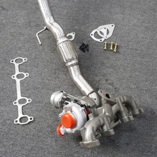 GT1749V Turbocharger + V2 Exhaust kit for VW Beetle Golf Jetta ALH 1.9TDI 98-04 picture