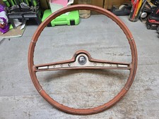 1963 Chevy Impala Steering Wheel OEM Vintage Used Part SS Bel Air Red- As Is picture