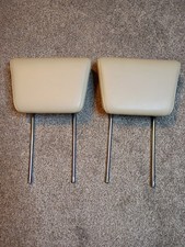 ⭐2006 Subaru Tribeca B9 3rd Row Headrest SET Beige Leather OEM  picture