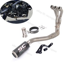 For Yamaha MT-09 XSR900 2024-2026 Full System Exhaust Front Pipe Slip On Muffler picture