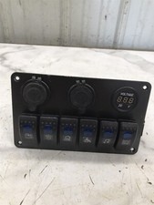 85 Thompson 288 Sedan Boat dash control switch board panel picture