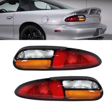 For Chevrolet Chevy Camaro Z28 SS 1993-2002 Rear Tail Lights Pair Four Bulb Hole picture
