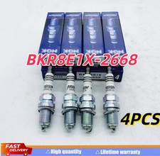 NEW 4X Iridium IX Spark Plugs BKR8EIX Colder Heat Range 8 for Race Tuned Modifi picture