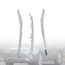 3Pcs Front Bumper Molding Trim For 2021-2024 Toyota Venza 5312348070 5312448080 picture