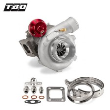TBO GTX2563R-47 GT2563 Ball Bearing Forged Turbo T25 V-Band .64 A/R 350HP picture