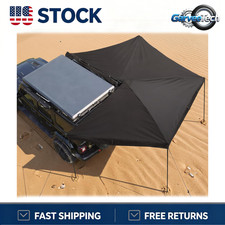 270°Car Side Awning Rooftop 2M Oxford Sun Shade Vehicle Awning Yard Shelter picture