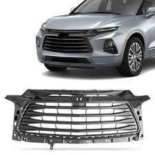 For 2019-2022 Chevrolet Blazer L LT Front Upper Grille Gloss Black picture