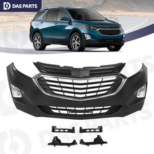 Front Bumper Upper Lower Grille Fog Lights For 2018-2021 Chevrolet Chevy Equinox picture