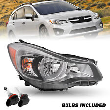 For 12-15 Subaru Impreza XV Crosstrek Chrome Passenger Side Headlight w/ bulbs picture