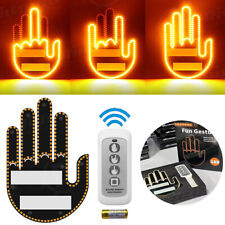 Finger Gesture Light with Remote LED Car Back Window Sign Hand Light Xmas Gift picture