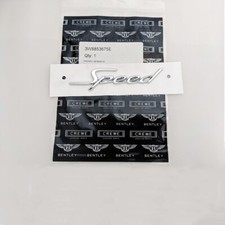 Bentley Continental GT GTC Speed Sidehead Fender Badge P/N 3W8853675E picture