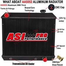 ASI 3 Row Aluminum Radiator for 1963-1966 Chevy C/K C10 C20 C30 K10 K20 Pickup picture