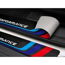 4x Car Scuff Plate Door Sill Cover Protect Tri Color✨ For BMW X1/X3/X5 M5 Series picture