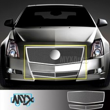 Grill Fits 2008-2013 Cadillac CTS Grille Stainless Steel Mesh Grille Insert 09 picture