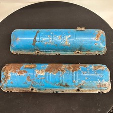 1958-1964 Ford Script FE Valve Covers 352 390 Galaxie Thunderbird 410 428 427 picture