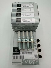 New Genuine OEM Mercedes A0041597903 - Set of 4 Spark Plugs ** US SHIPS FREE picture