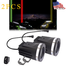 80w Whipless Whip Lights Laser RGB LED Spot Beam Pod FOR ATV UTV Can Am Polaris picture