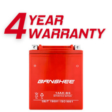 Banshee Replacement for Yuasa YTX14AH-BS AGM High Performance Sealed MF Battery picture