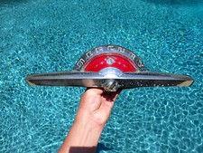 Early 1950’s Mercury trunk ornament assembly, nice lock, emblem picture