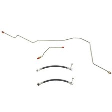 Rear Axle Brake Lines Fits Dodge Ram 3500 2001-02 w/ Dana 80 Stainless WRA0103SS picture