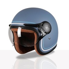 Women's Fit forOpen Face Helmet| Lightweight Shell| DOT & ISI Certified | Azure| picture