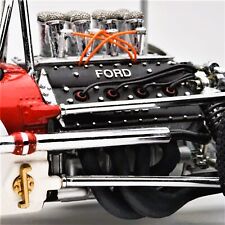 Ford V8Engine in1967 Race Car w/F1GP Wheel Rims 1:18SCALE CUSTOM METAL MODEL1969 picture