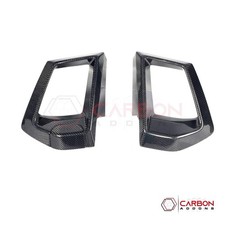 Real Carbon Fiber Front Bumper Grille Trim Covers for 2024+ Ford Mustang GT (2-P picture