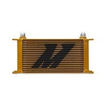 Mishimoto  Universal 19 Row Oil Cooler Heat Exchanger Gold Mishimoto picture