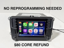 UNLOCKED 2016-2019 VW JETTA PASSAT  TIGUAN CC GPS RADIO DISPLAY OEM NAV CARPLAY picture