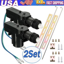 2PCS Universal 2 Wires 12V Car Auto Motor Heavy Duty Power Door Lock Actuator picture
