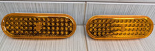 2- PACK STL70AB Optronics Lamp Turn High Count LED (56) Amber Oval Grommet Mount picture