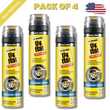 Fix-A-Flat S60420 Aerosol Emergency Flat Tire Repair and Inflator All Cars 4pack picture
