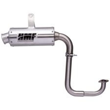 HMF Full Exhaust for Polaris RZR 170 (10-21) Brushed w/Turn Down picture