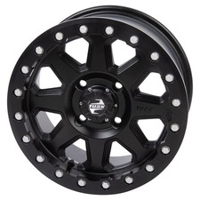 Tusk 4/156 Uinta Beadlock Wheel 15x7 6+1 Matte Black fits Polaris RZR / Kawasaki picture