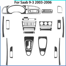 26Pcs Genuine carbon fiber complete interior trim kit for Saab 9-3  2003-2011 picture