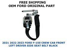 2021 2022 2023 Ford F-150 CREW CAB left side seat belt BLACK ML3B-16612D65-AH picture