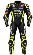 New Man Motorbike racing leather suit motorcycle Custom Made 1 & 2 Piece  picture