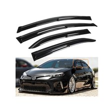 4X Window Visors Rain Guards Deflector JDM Toyota Corolla 4 Door Sedan 2019-2024 picture